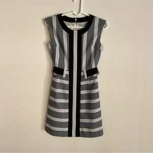 Striped sleeveless dress